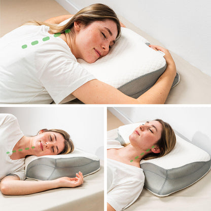Almohada Cervical Ergonómica 3 en 1 – Descanso y Comodidad Total